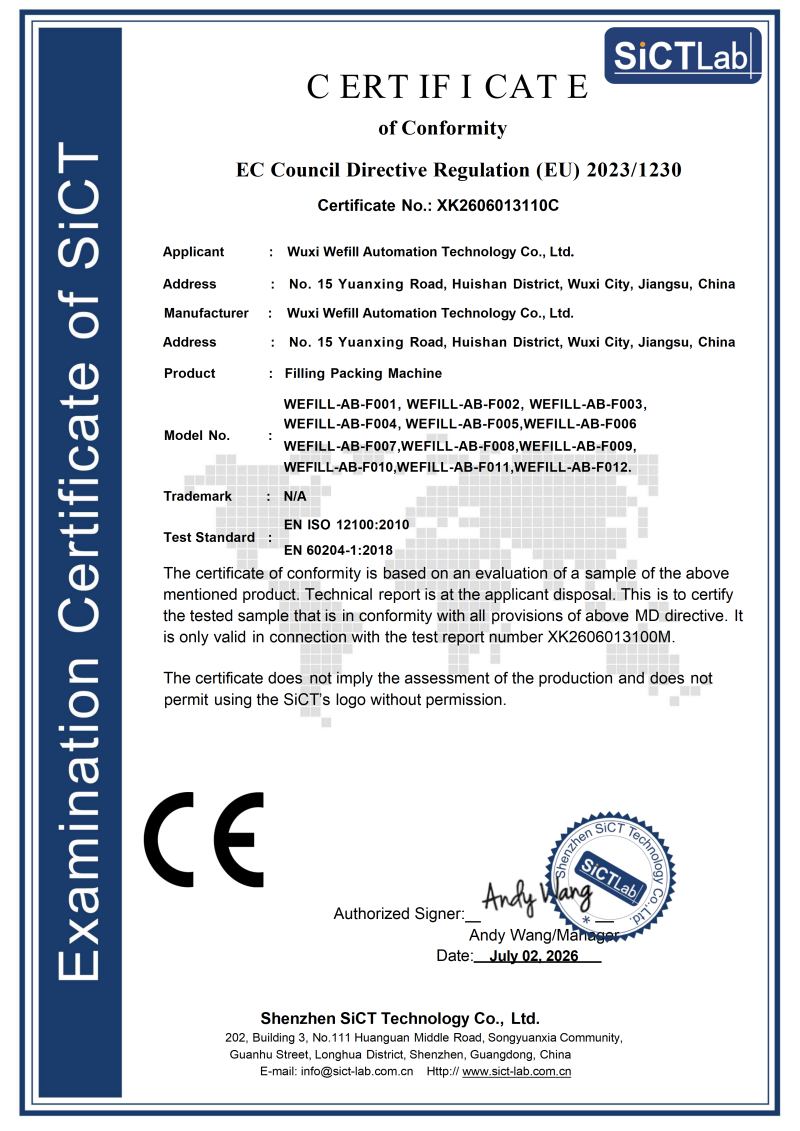 CE Certificate