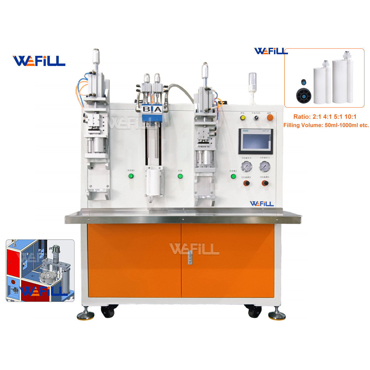 Wefill-f004-low-high-viscosity-2k-cartridge-10-1-ab-adhesive-filler-50ml-490ml 1