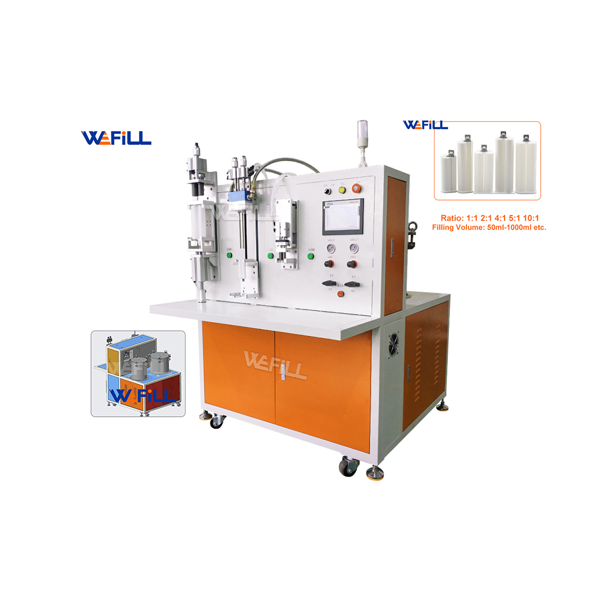 Wefill-f001-low-viscosity-2k-cartridge-1-1-ab-adhesive-filler-50ml-400ml-1