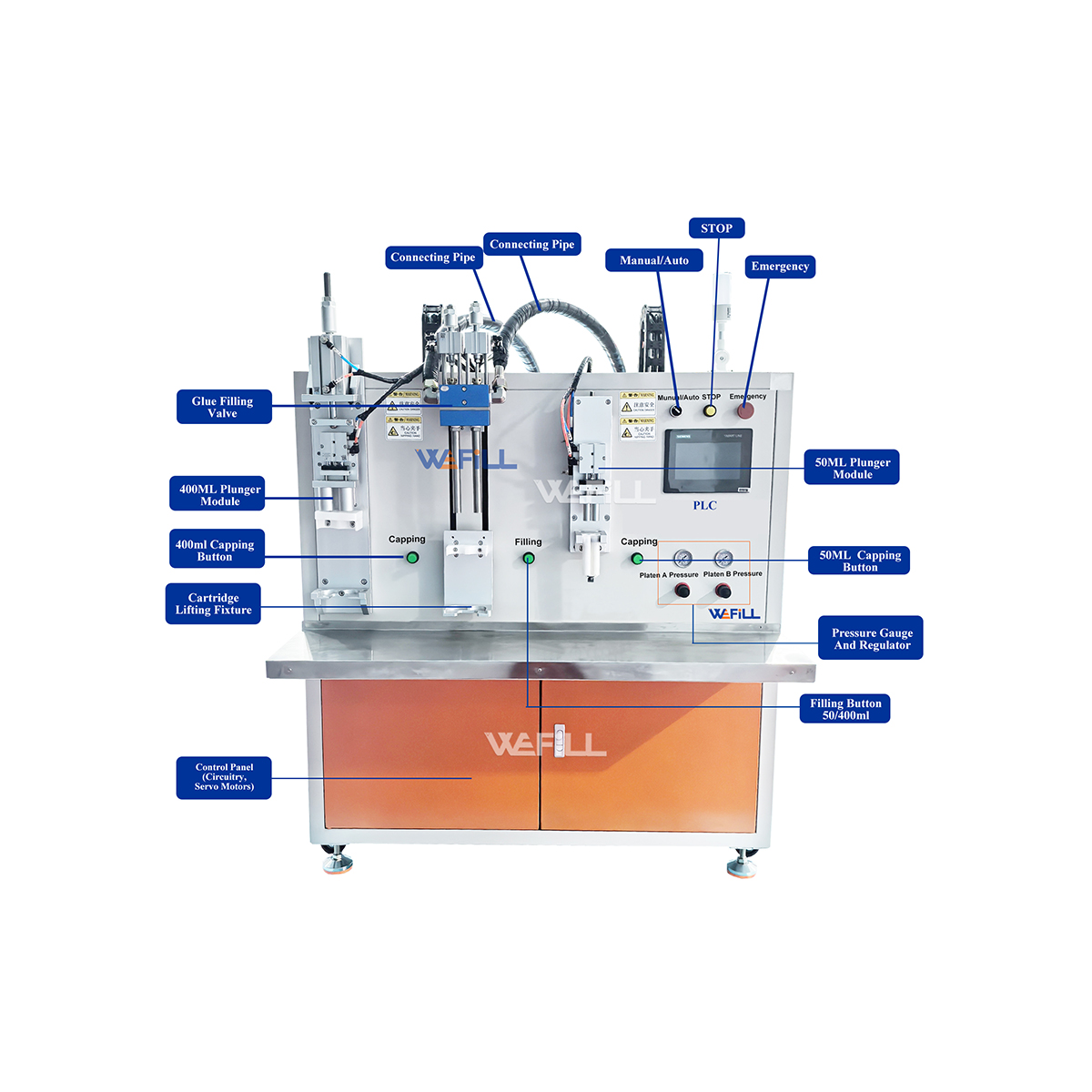Wefill-f001-low-viscosity-2k-cartridge-1-1-ab-adhesive-filler-50ml-400ml-2