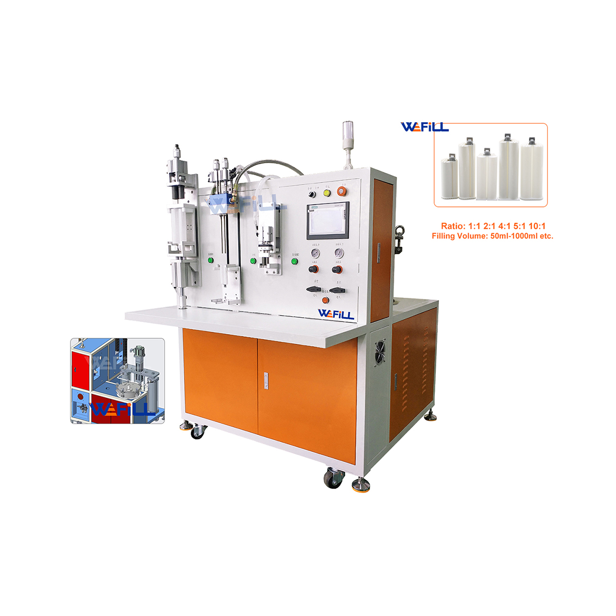 Wefill-f004-low-high-viscosity-2k-cartridge-1-1-ab-adhesive-filler-50ml-400ml-1
