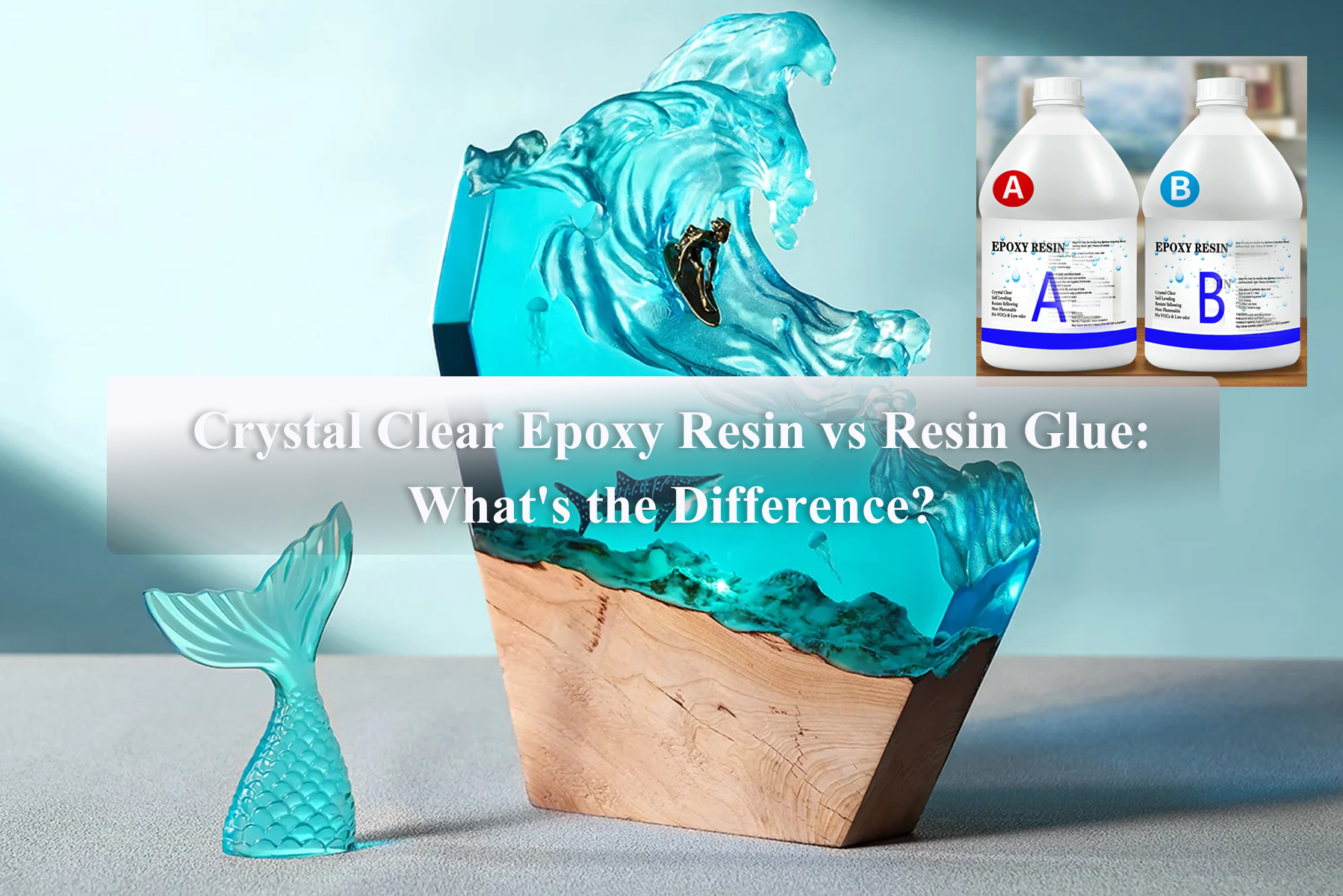 Crystal Clear Epoxy Resin vs Resin Glue: Key Differences, Uses & Applications
