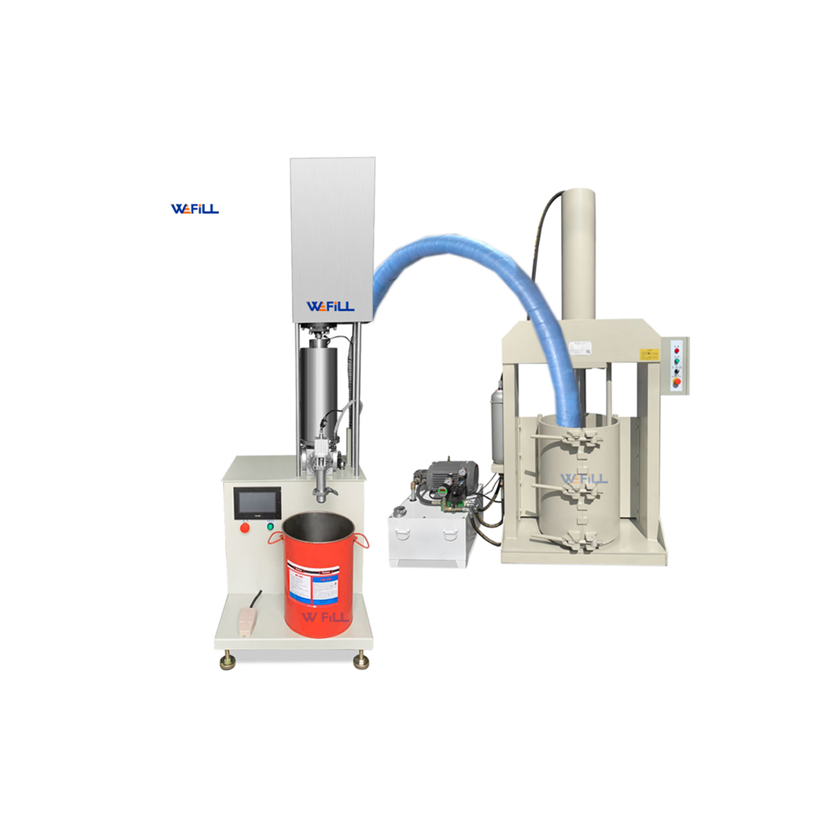 Semi Automatic Grease Cartridge Filling Machine with Press Machine 04