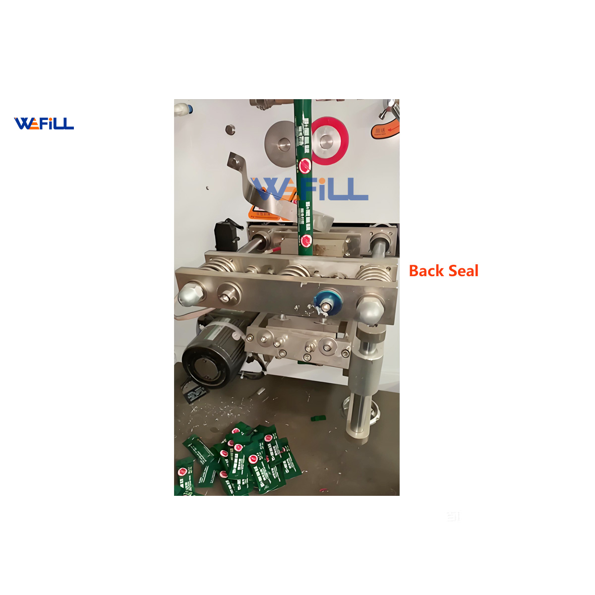 Semi Automatic Grease Pouch bag Filling Machine with Press Machine 5