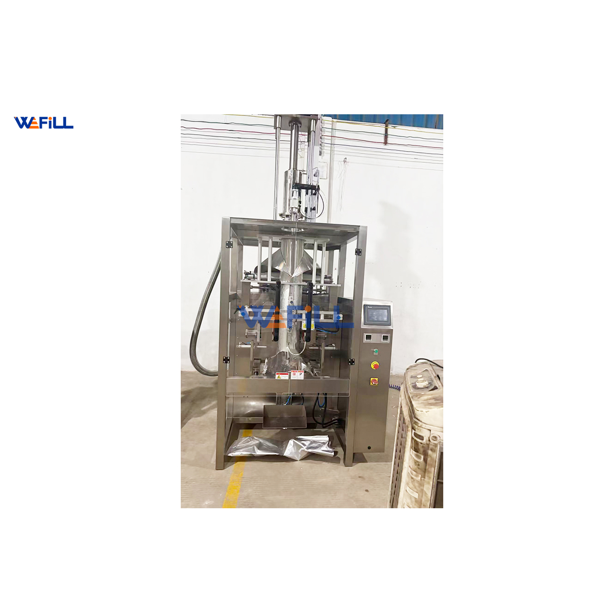 Semi Automatic Grease Pouch bag Filling Machine with Press Machine 12